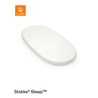 PREVLEKA ZA VZMETNICO - bela, Basics, tekstil (165/100cm) - Stokke