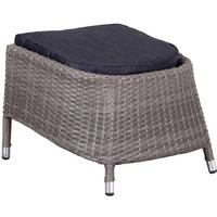 GARTENHOCKER  - Grau, Basics, Kunststoff/Textil (56/42/54cm) - Gardenson