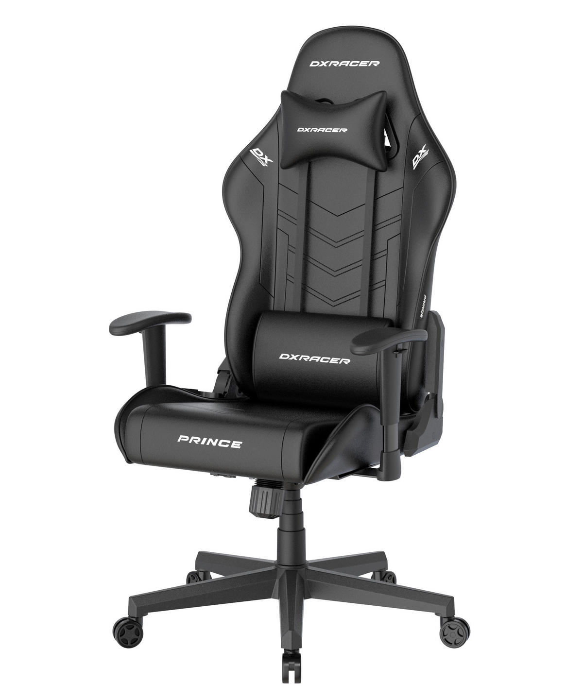 GAMINGSTUHL  in Lederlook Schwarz  - Schwarz, KONVENTIONELL, Kunststoff/Textil (70/132/70cm) - Dxracer