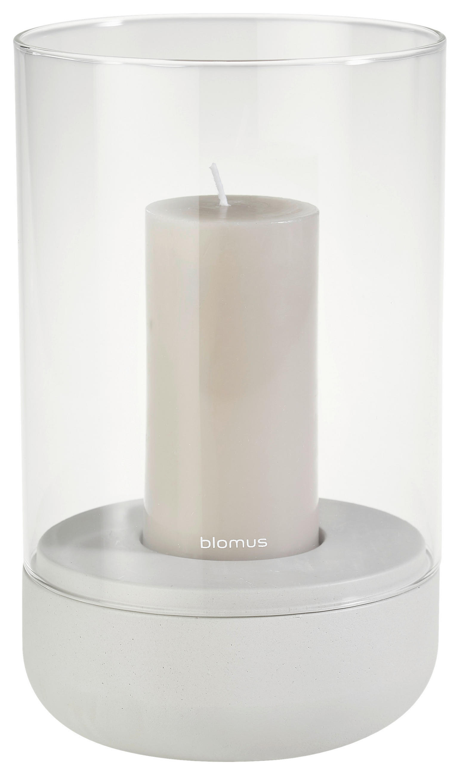 WINDLICHT Greige 12/20 cm  - Greige, Basics, Glas/Stein (12/20cm) - Blomus