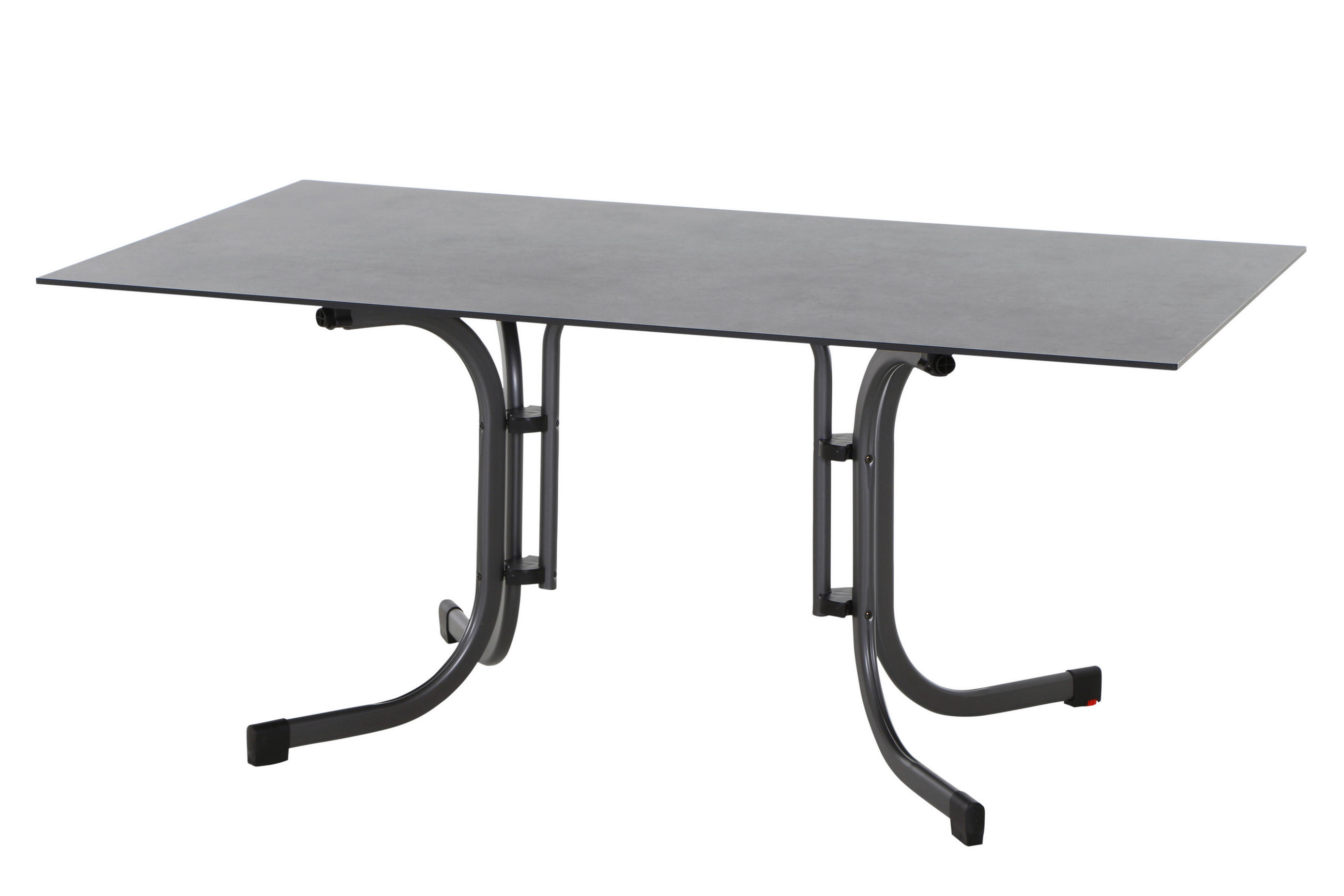 GARTENGARNITUR 5-teilig Stahl  - Anthrazit/Gelb, Basics, Kunststoff/Metall (90/81/160cm) - Siena Garden