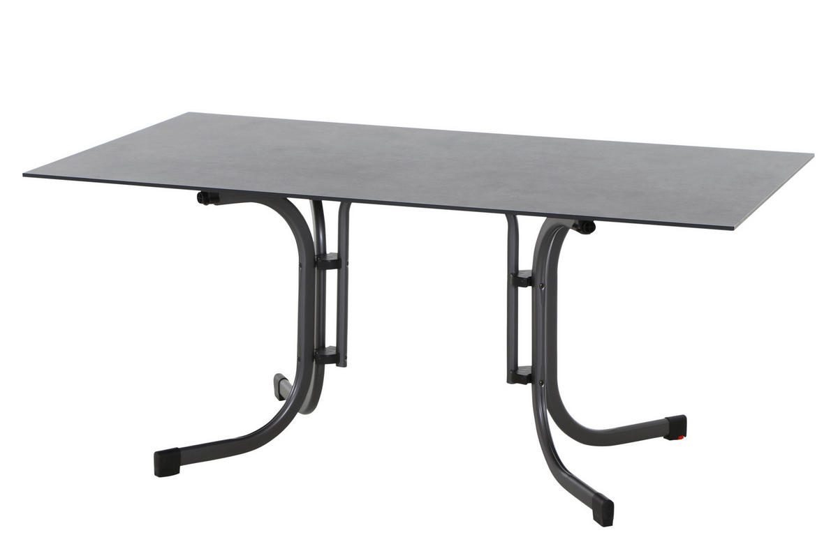 GARTENGARNITUR 5-teilig Stahl  - Anthrazit, Basics, Kunststoff/Metall (57/80/56cm) - Siena Garden
