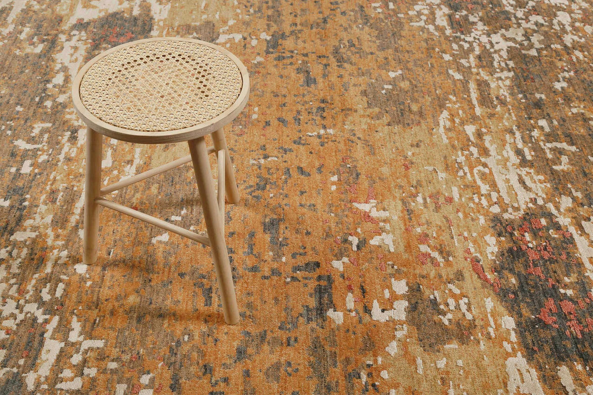 FLACHWEBETEPPICH 110/170 cm East Village Braun, Beige  - Beige/Braun, Design, Textil (110/170cm) - Esprit