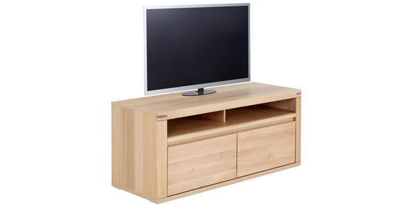 LOWBOARD in 134,4/56,8/50 cm - Alteiche/Grau, KONVENTIONELL, Holz/Holzwerkstoff (134,4/56,8/50cm) - Voleo
