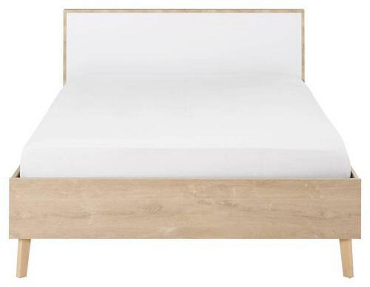 BETT 140/200 cm  in Eichefarben  - Eichefarben/Buchefarben, MODERN, Holz (140/200cm) - MID.YOU