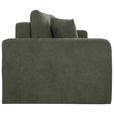 2-SITZER-SOFA in Chenille Dunkelgrau  - Dunkelgrau/Schwarz, KONVENTIONELL, Kunststoff/Textil (233/90/110cm) - Carryhome