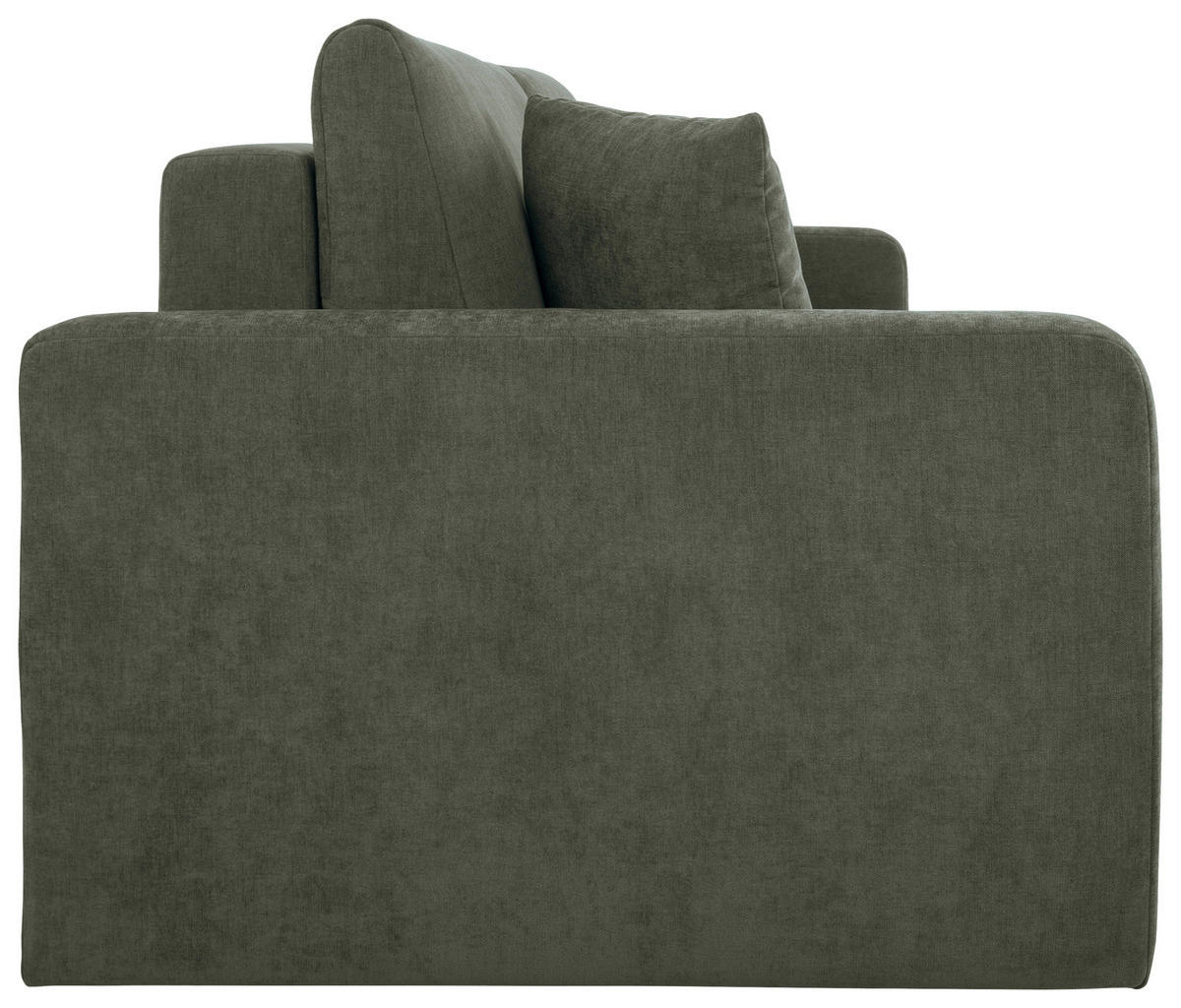 2-SITZER-SOFA in Chenille Dunkelgrau  - Dunkelgrau/Schwarz, Konventionell, Kunststoff/Textil (233/90/110cm) - MID.YOU