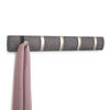 ZIDNI ČIVILUK  tamnosiva  drvo, metal  - tamnosiva, Osnovno, drvo/metal (3/7/51cm) - Umbra