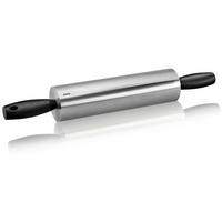 TEIGROLLE - Silberfarben/Schwarz, Design, Kunststoff/Metall (7/46,2cm) - Gefu