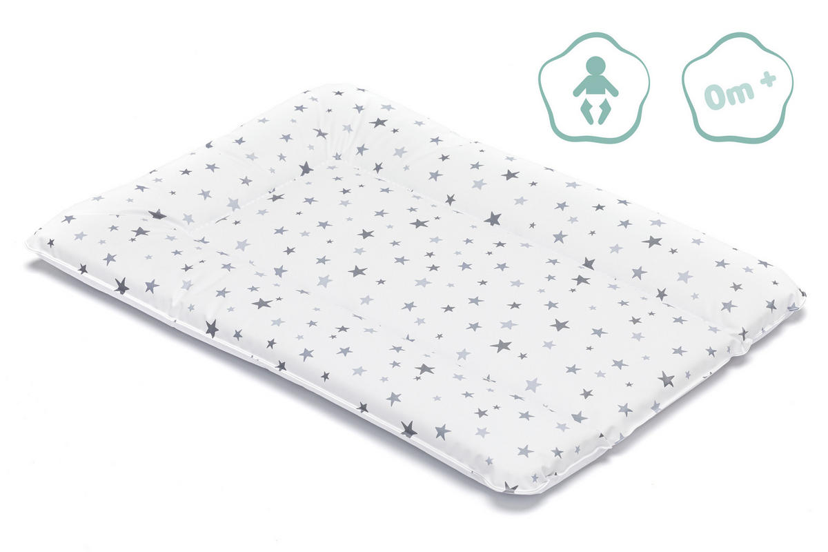 PODLOGA ZA PRESVLAČENJE  Softy  - tamnosiva/bela, Osnovno, plastika (70/48/6cm) - Fillikid