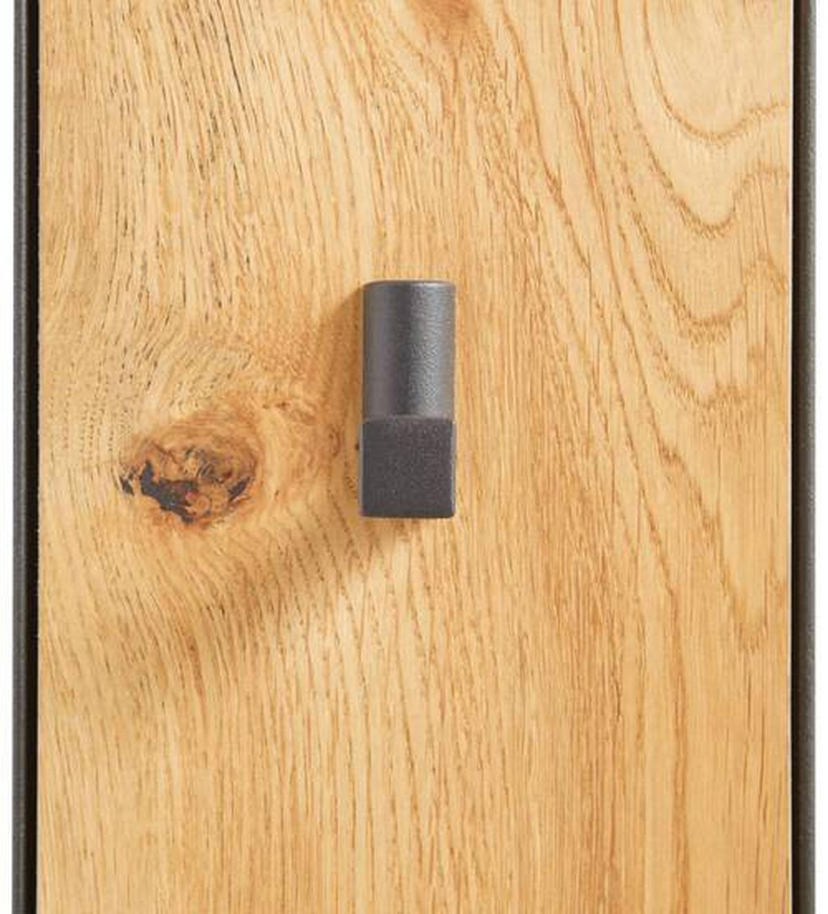 GARDEROBNI PANEL - barve hrasta/antracit, Natur, kovina/les (15/163,5/3,7cm) - Linea Natura