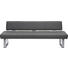SITZBANK in Edelstahlfarben, Grau - Edelstahlfarben/Grau, Design, Leder/Metall (239cm) - Dieter Knoll SITZBANK in Edelstahlfarben, Grau - Edelstahlfarben/Grau, Design, Leder/Metall (239cm) - Dieter Knoll