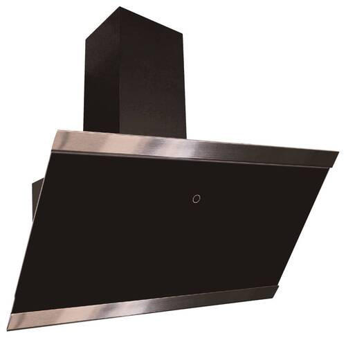 FLÄKTKÅPA CH89090S  - svart, Trend, metall/glas (89,5/74,2-109,2/38,5cm) - Respekta