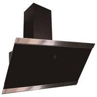 DUNSTABZUGSHAUBE CH89090S  - Schwarz, Trend, Glas/Metall (89,5/74,2-109,2/38,5cm) - Respekta