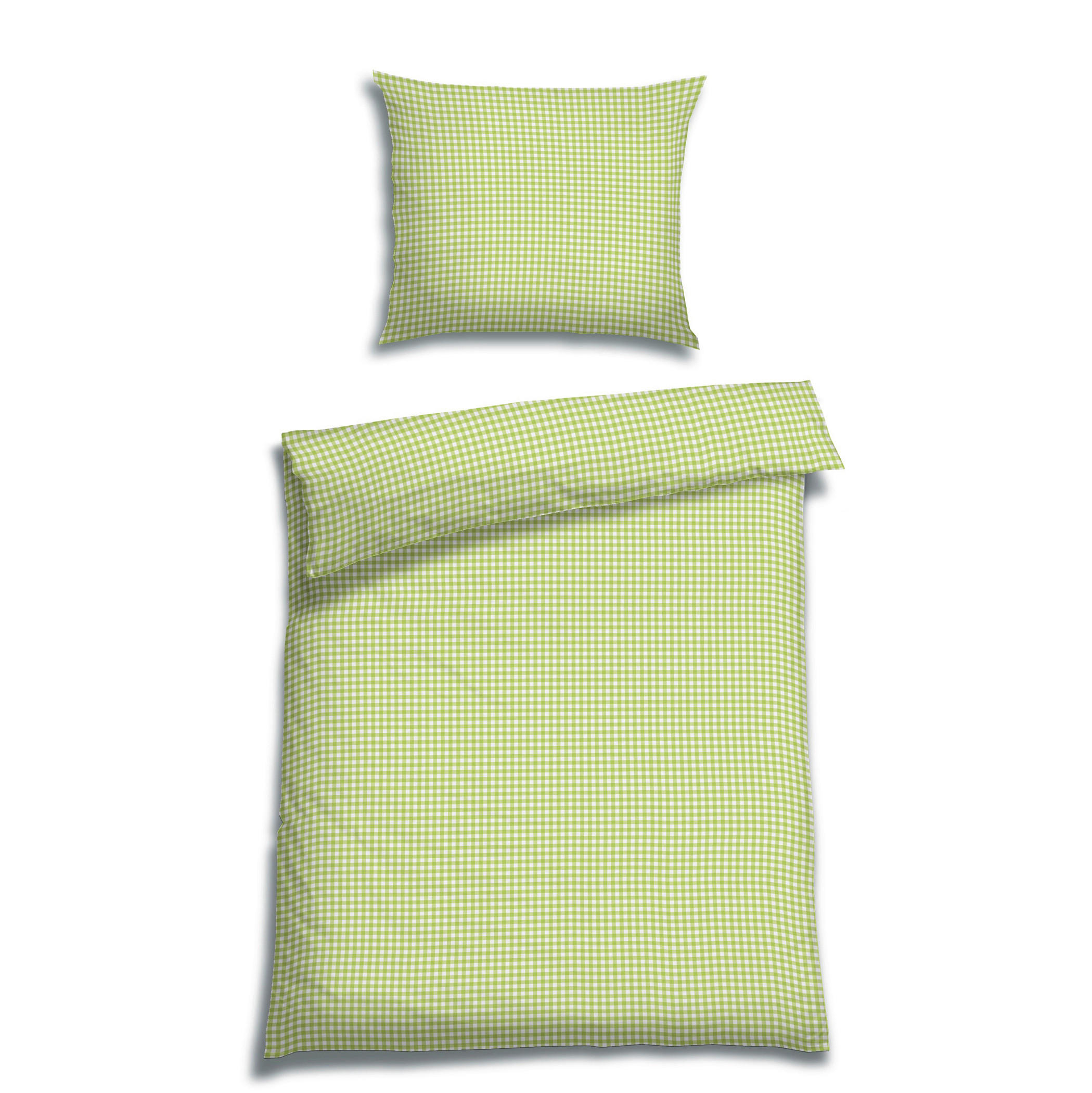 BETTWÄSCHE Seersucker 140/200 cm  - Grün, Basics, Textil (140/200cm) - Florella