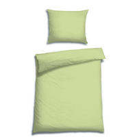 BETTWÄSCHE Seersucker 140/200 cm  - Grün, Basics, Textil (140/200cm) - Florella