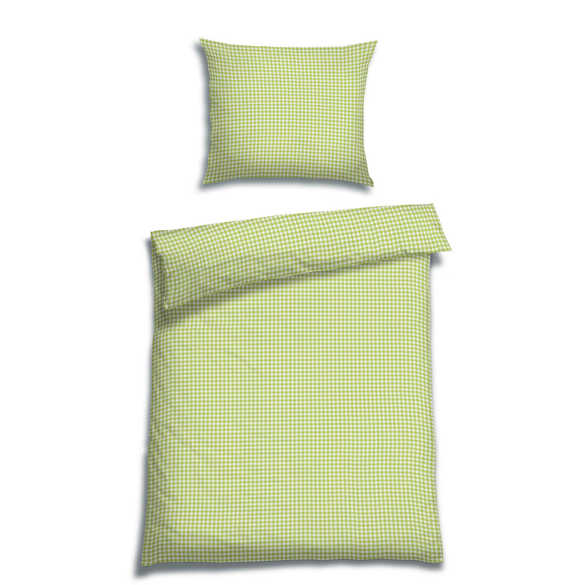BETTWÄSCHE Seersucker 140/200 cm  - Grün, Basics, Textil (140/200cm) - Florella
