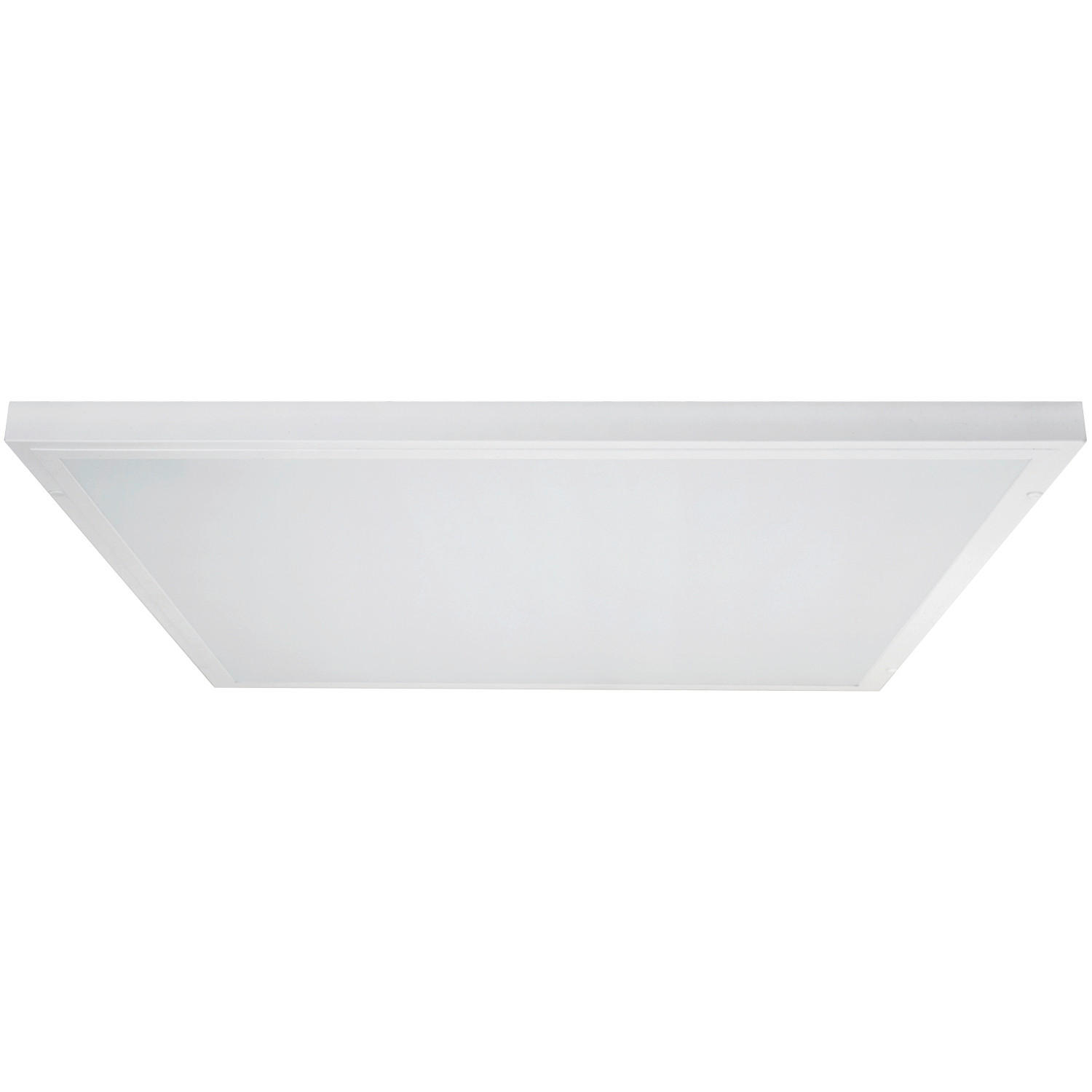 LED-DECKENLEUCHTE EBRO 64/64/3 cm  - Weiß, Design, Metall (64/64/3cm)