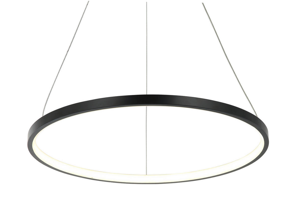 LED-HÄNGELEUCHTE 40/120 cm    - Schwarz, Design, Metall (40/120cm)