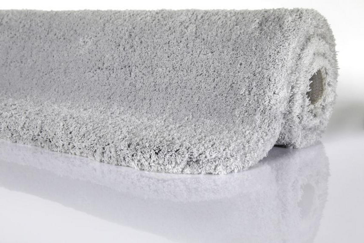 BADTEPPICH Grau 60/100 cm  - Grau, Basics, Kunststoff/Textil (60/100cm) - WECON HOME BASIC