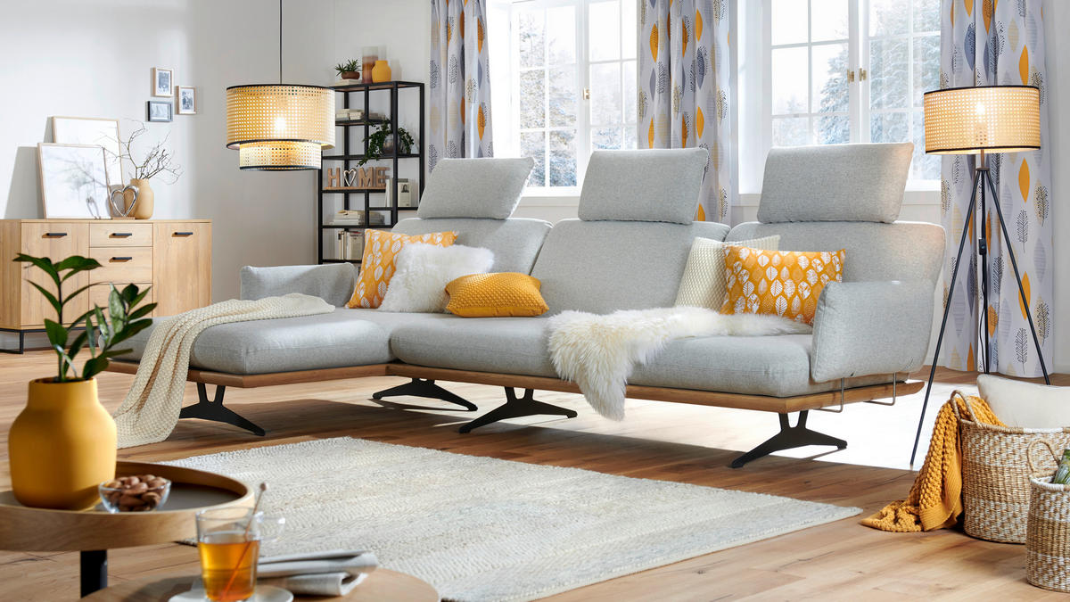 SCHLAFSOFA in Grau  - Schwarz/Grau, Design, Holz/Textil (204/92/90cm) - Dieter Knoll
