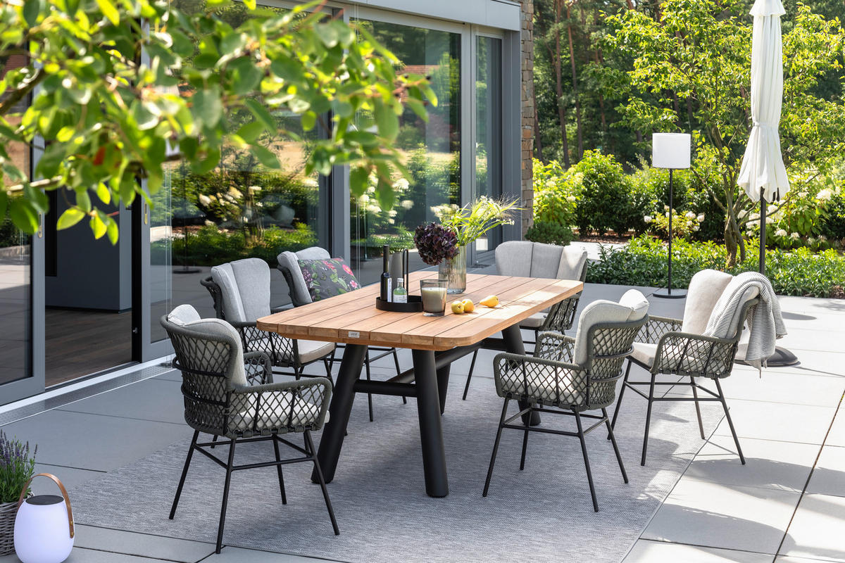 OUTDOORTEPPICH 170/240 cm Parkland Grau  - Grau, KONVENTIONELL, Textil (170/240cm) - Schöner Wohnen