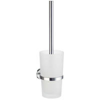 WC-BÜRSTENGARNITUR in Metall  Kunststoff   - Chromfarben, Basics, Glas/Kunststoff (11,9/38cm)