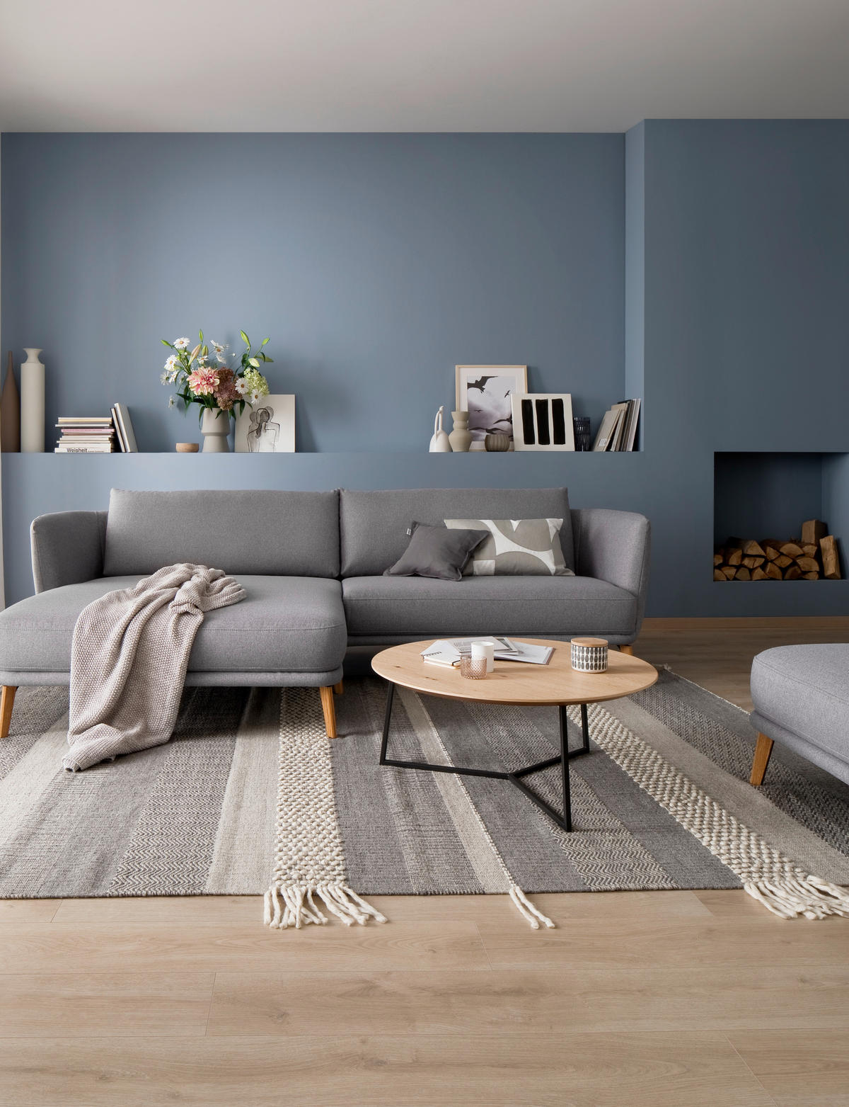 HANDWEBTEPPICH 170/240 cm Botana Grau, Beige  - Beige/Grau, KONVENTIONELL, Textil (170/240cm) - Schöner Wohnen