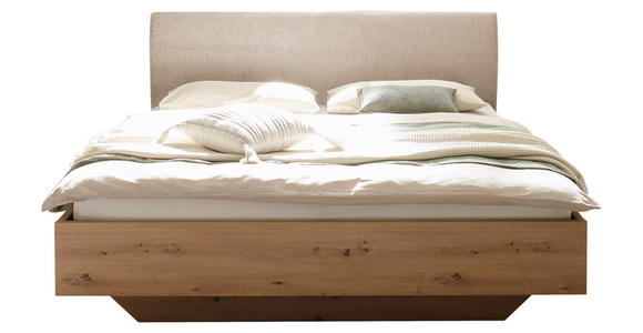 BETTANLAGE 180/200 cm  in Creme, Kaschmir, Eiche Artisan  - Kaschmir/Creme, KONVENTIONELL, Holzwerkstoff/Textil (180/200cm) - Xora