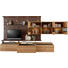 WOHNWAND in Eichefarben, Rostfarben - Eichefarben/Rostfarben, Design, Glas/Holz (357,5/200/55,7cm) - Moderano WOHNWAND in Eichefarben, Rostfarben - Eichefarben/Rostfarben, Design, Glas/Holz (357,5/200/55,7cm) - Moderano