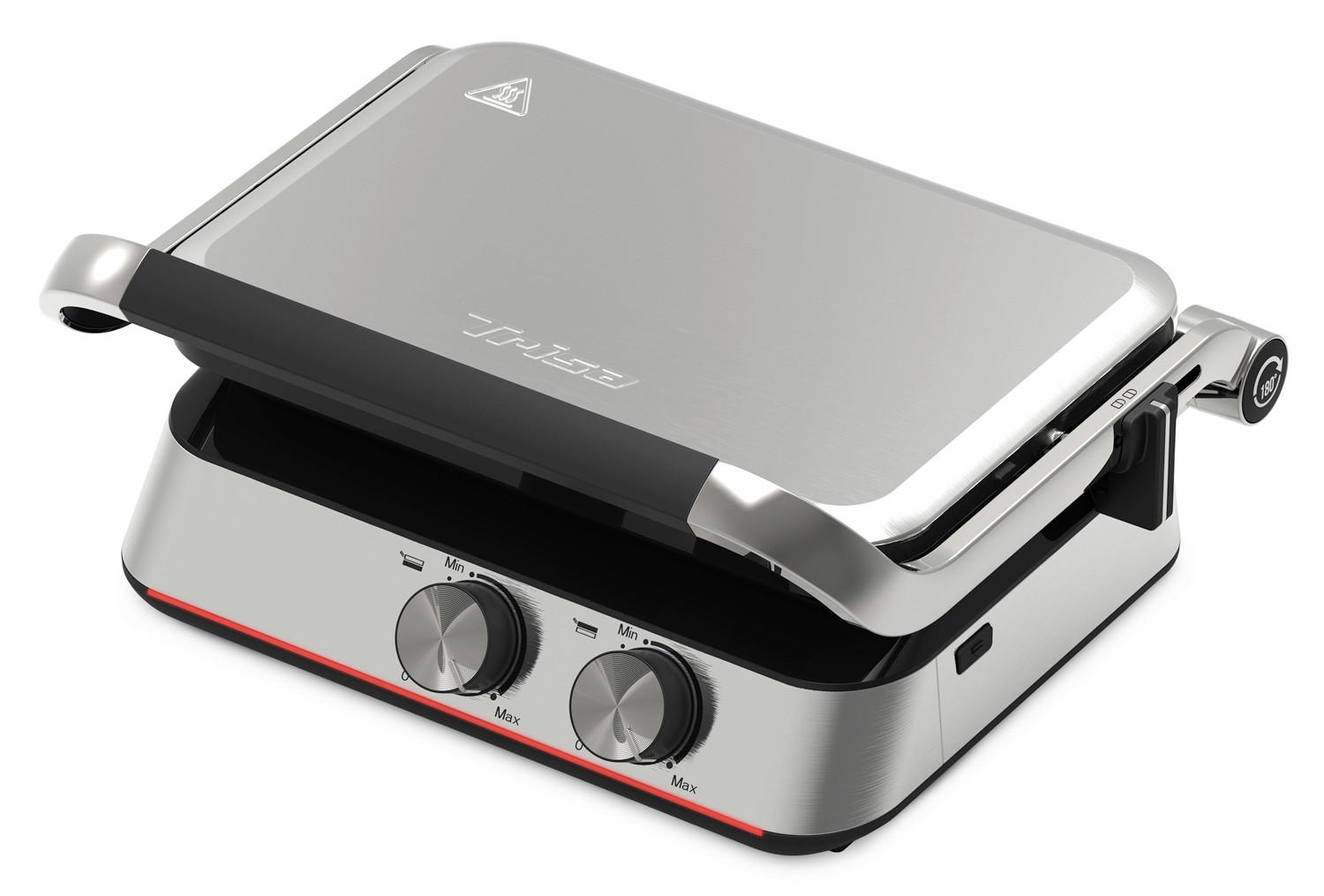 SANDWICHTOASTER - Silberfarben, Basics, Metall (28,5/16,5/34cm) - Trisa Electronics