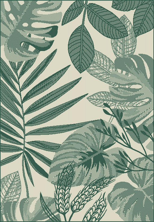 OUTDOORTEPPICH 80/150 cm Dunkelgrün  - Dunkelgrün, Trend, Textil (80/150cm) - Novel