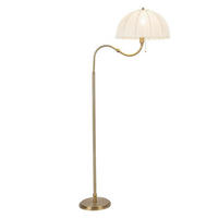 STEHLEUCHTE Alora Mood 45,7/172,7 cm  - Goldfarben/Creme, Design, Textil/Metall (45,7/172,7cm) - Elstead Lighting