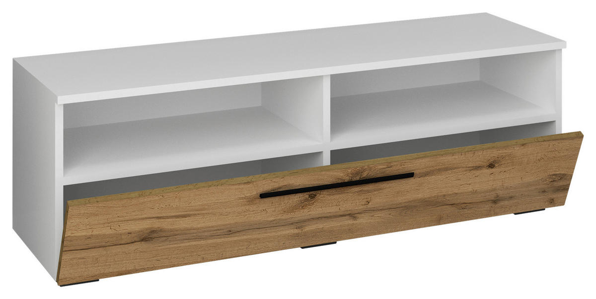 LOWBOARD  in 115/39/40 cm  - Honigeiche/Schwarz, MODERN, Holzwerkstoff/Kunststoff (115/39/40cm) - MID.YOU