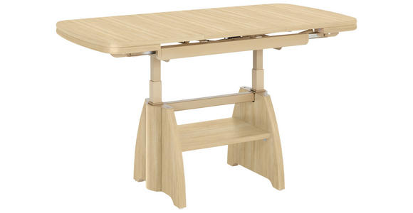 COUCHTISCH in Holzwerkstoff 90-131/65/56-75 cm  - Buchefarben, KONVENTIONELL, Holzwerkstoff (90-131/65/56-75cm) - Venda