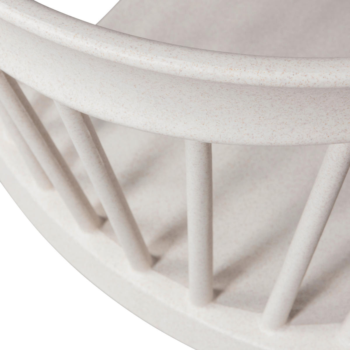 GARTENSTUHL-SET Weiß  - Weiß, MODERN, Naturmaterialien/Kunststoff (52/75/53cm) - Gardenson