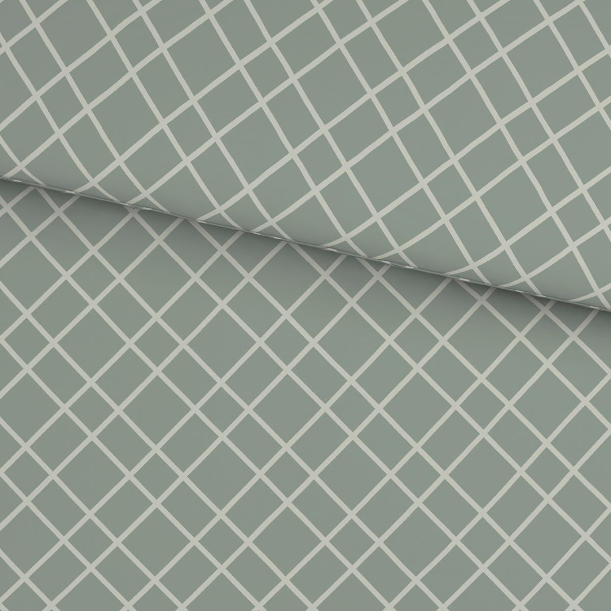 BETTWÄSCHESET Flanell 160/210 cm  65 cm/100 cm  - Grün, Konventionell, Textil (160/210cm) - Esposa