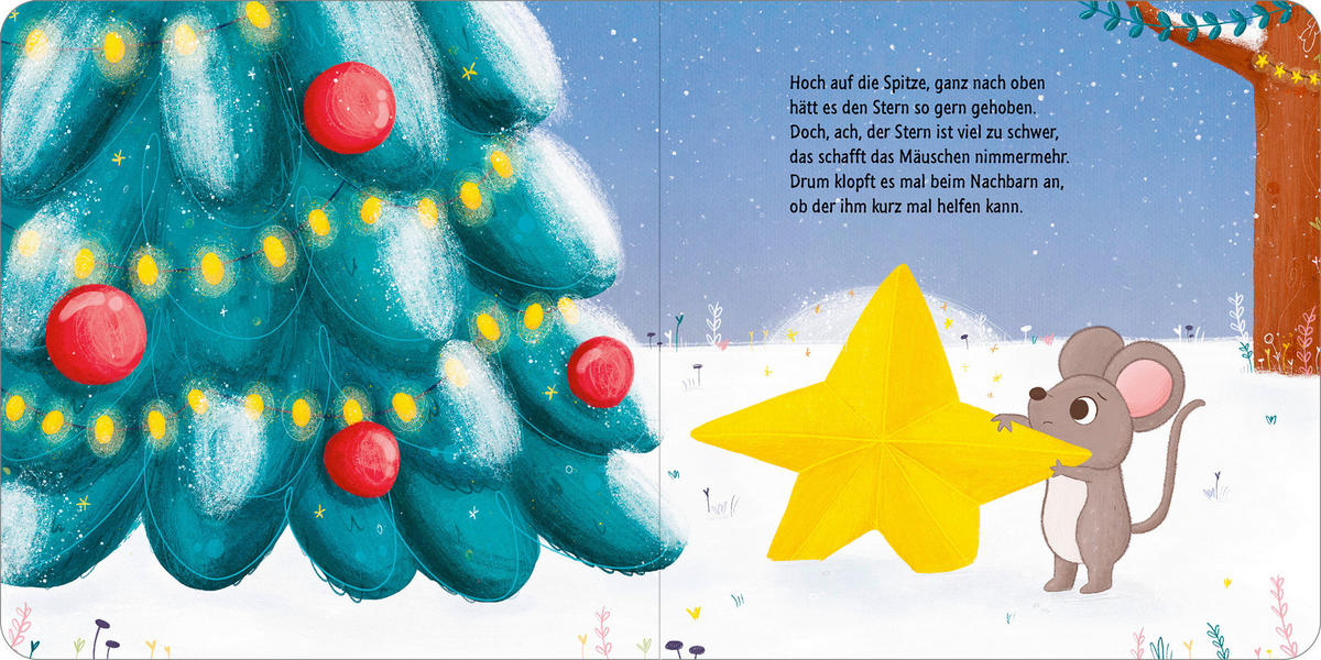 KINDERBUCH Weihnachten mit Maus  - Multicolor, Basics, Papier (14,8/21/1,2cm)