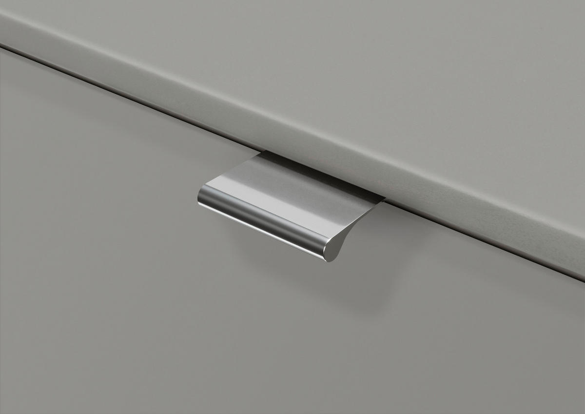 DREHTÜRENSCHRANK 250/216/58 cm 6-türig Weiß  - Chromfarben/Weiß, KONVENTIONELL, Glas/Holzwerkstoff (250/216/58cm) - Dieter Knoll