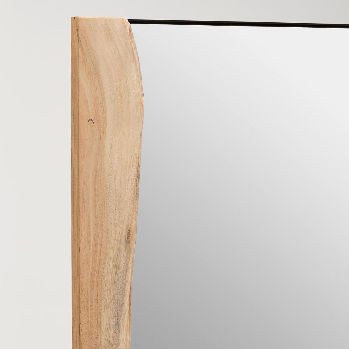 WANDSPIEGEL 85/190/3 cm  - Akaziefarben, LIFESTYLE, Glas/Holz (85/190/3cm) - Landscape