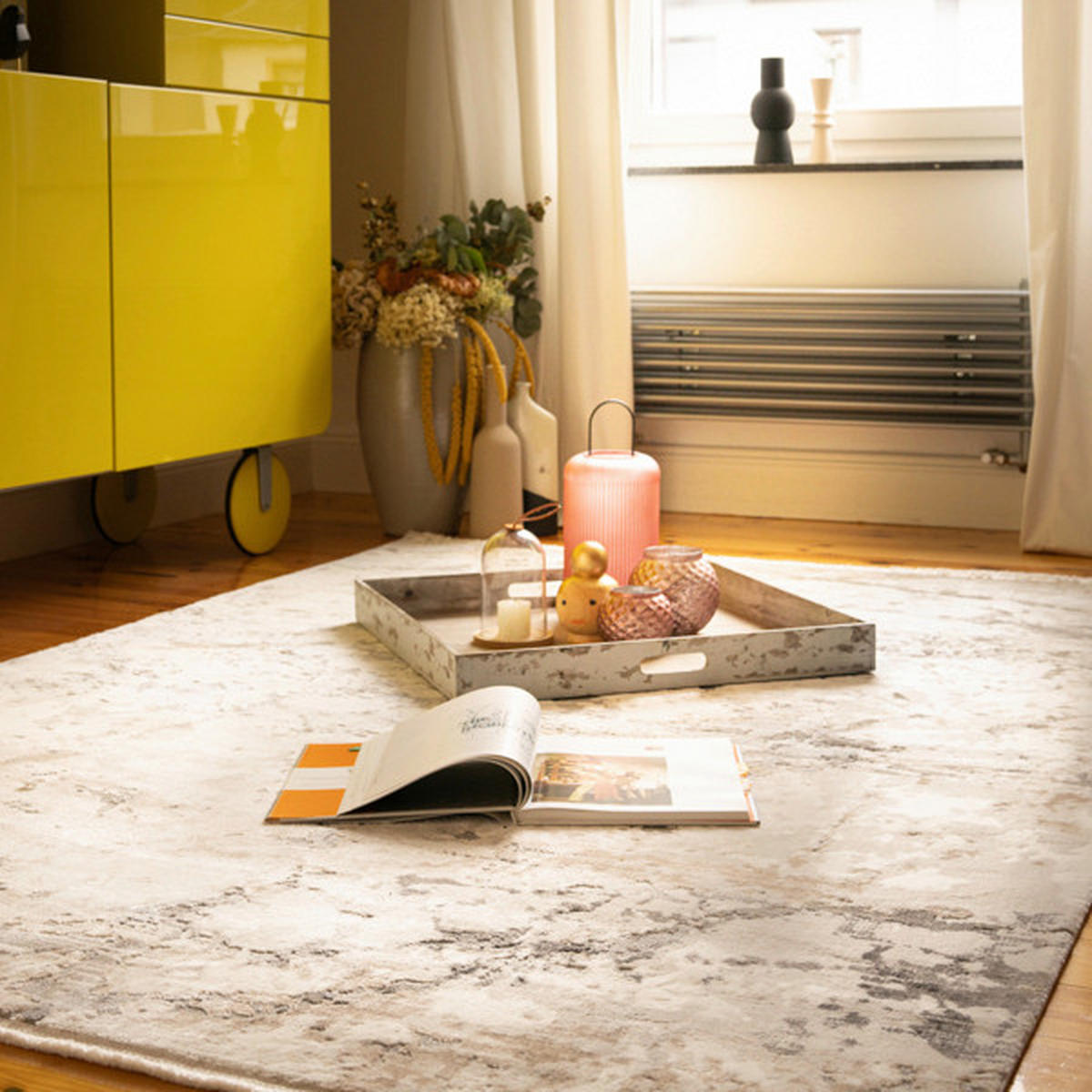 FLACHWEBETEPPICH 120/170 cm My Memphis Grau  - Grau, Basics, Textil (120/170cm) - Obsession