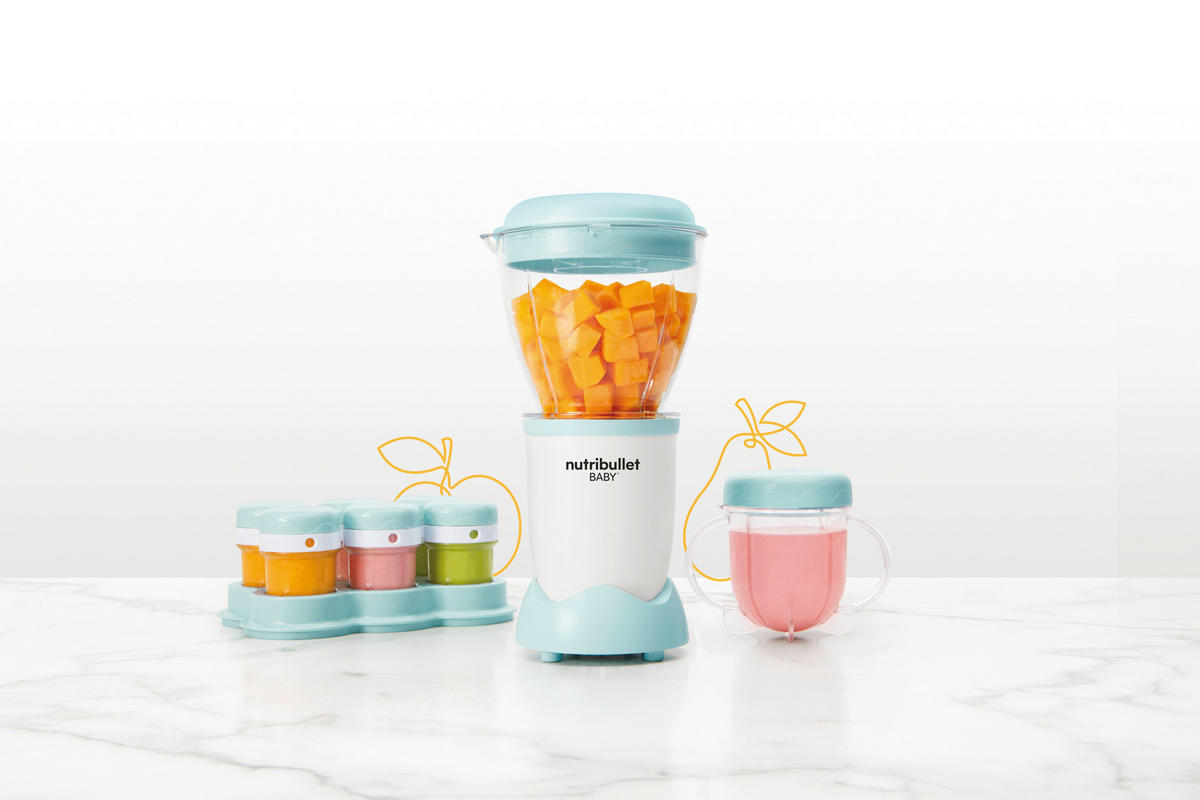 STANDMIXER  - Blau/Weiss, Basics, Kunststoff/Metall (30/23/27cm)