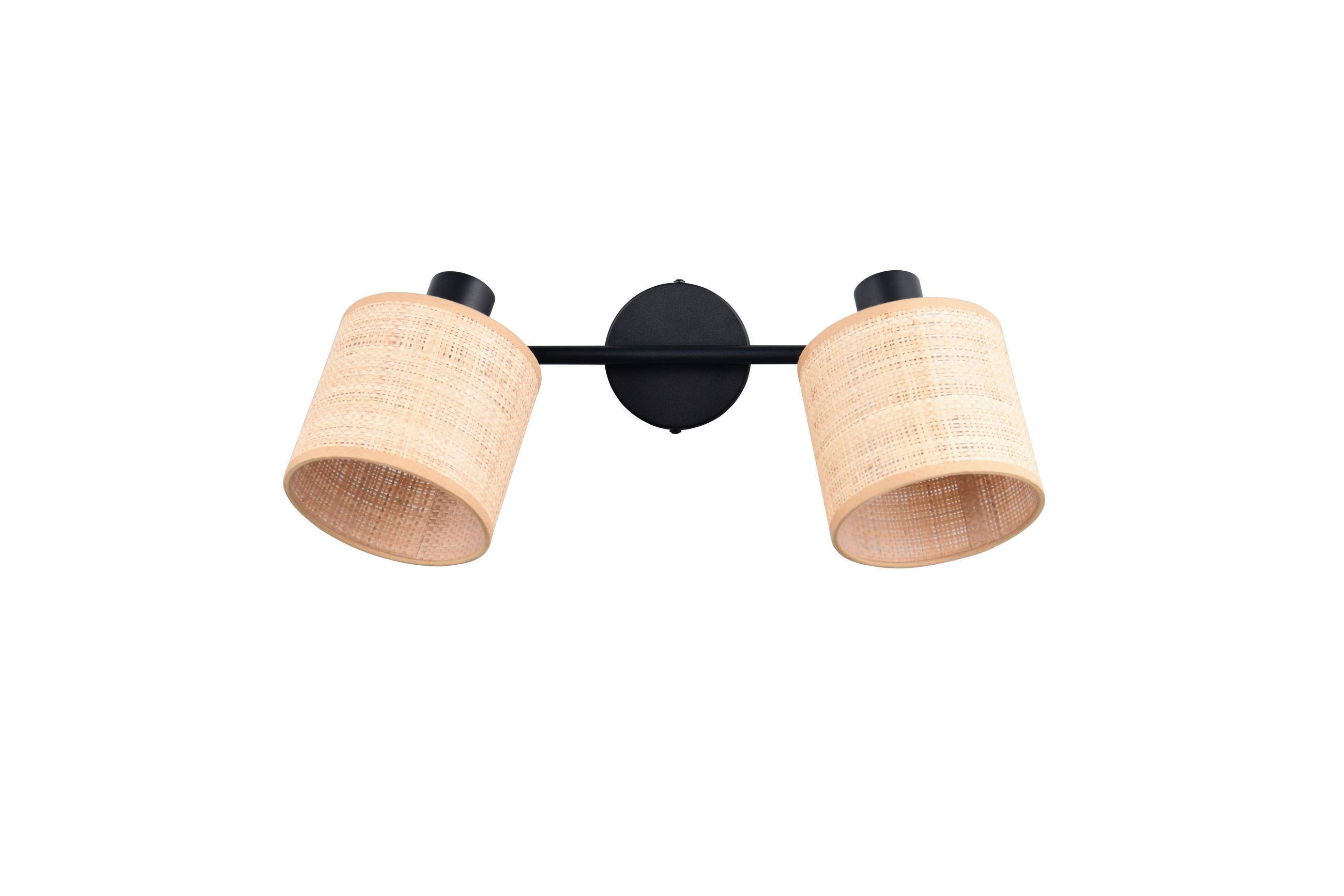 STRAHLER 42,5/25/13 cm   - Schwarz/Naturfarben, Natur, Textil/Metall (42,5/25/13cm)