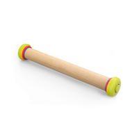 VALJARČEK ZA PEKAČ - svetlo rjava/večbarvno, Basics, umetna masa/les (42/6,4cm) - Joseph Joseph