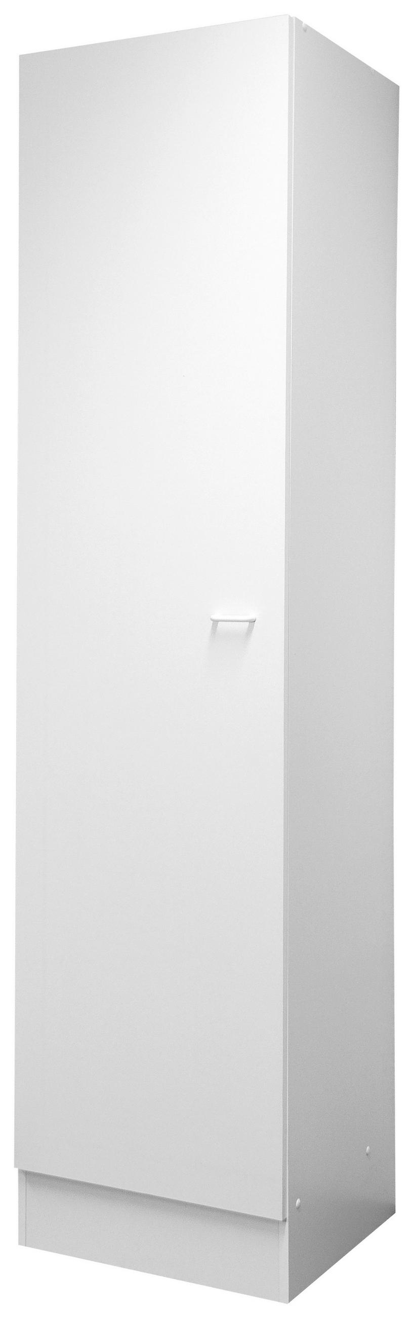 OMARA ZA POSODO - bela, Moderno, umetna masa/leseni material (50/200/47cm) - FlexWell