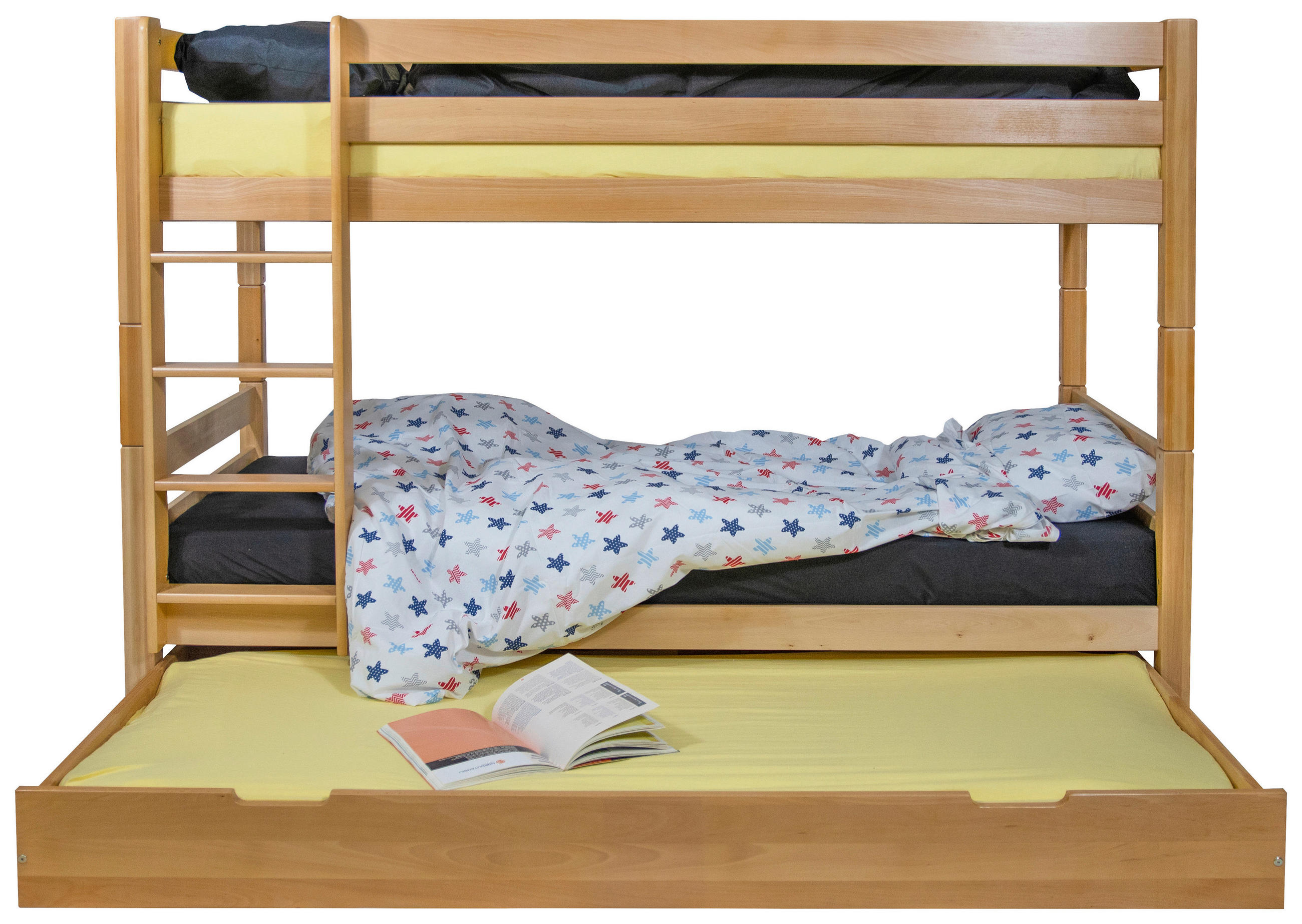 BETTSCHUBKASTEN Buchefarben  - Buchefarben, KONVENTIONELL, Holz/Holzwerkstoff (90/17,5/195cm) - Linea Natura