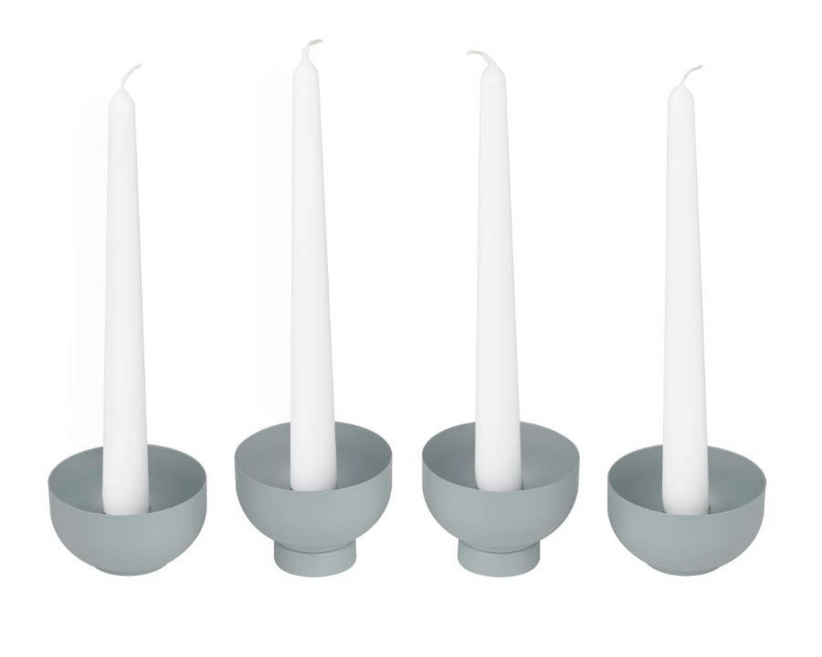 KERZENHALTER-SET - KONVENTIONELL, Metall (8/4,5cm) - Blomus