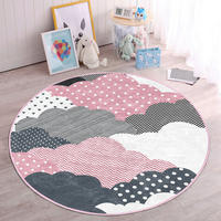 KINDERTEPPICH 120/120 cm Multicolor rund  - Multicolor, Basics, Textil (120/120cm)