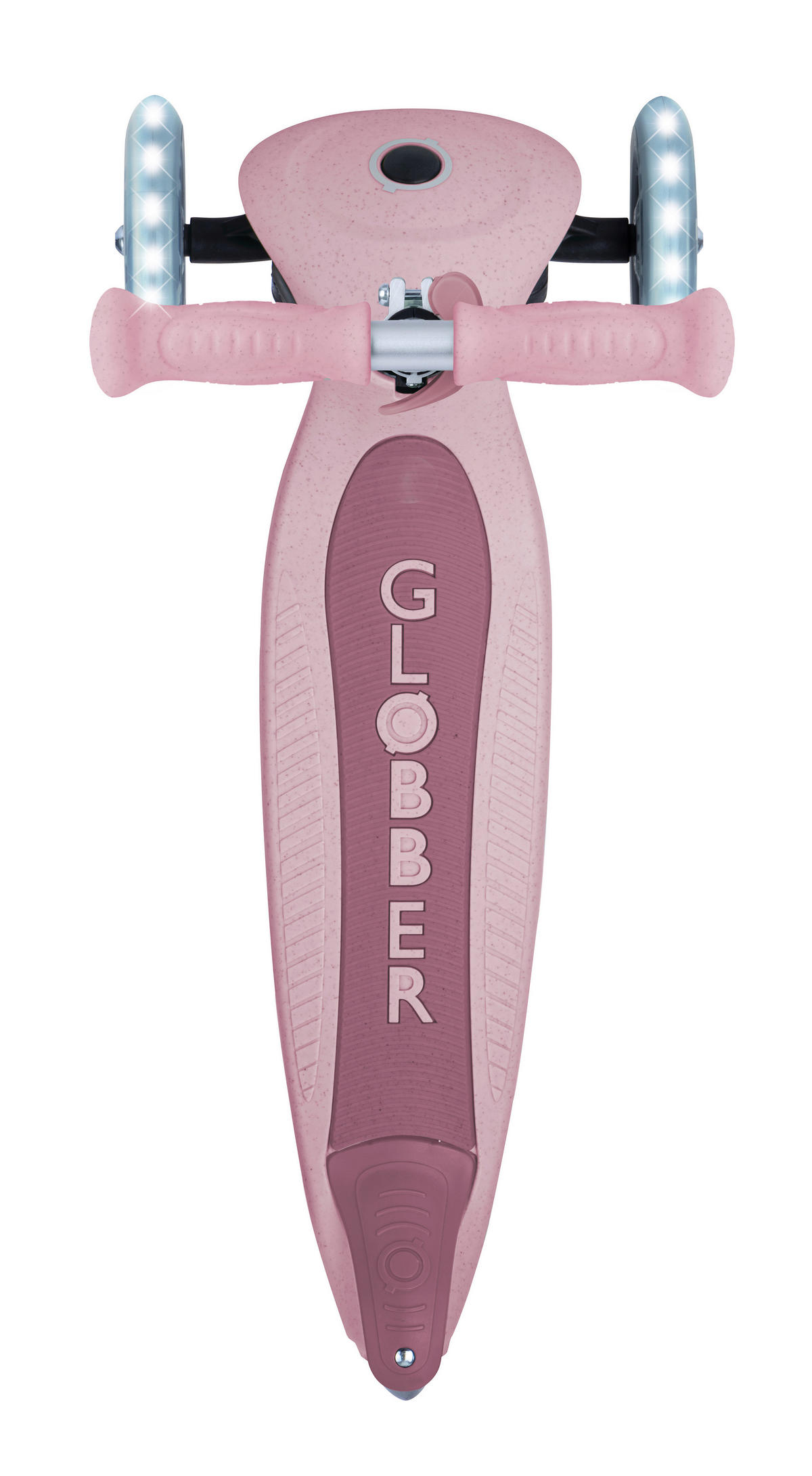 KINDERSCOOTER JUNIOR FOLDABLE LIGHTS ECO  - Beere, Basics, Kunststoff (57.5/28/68cm) - GLOBBER