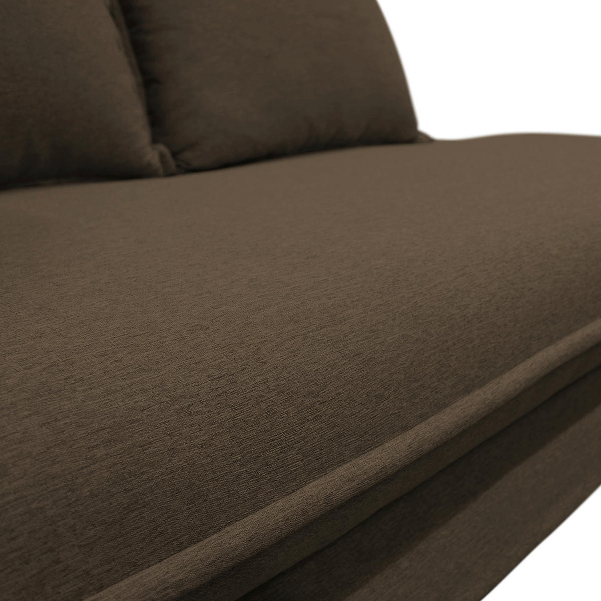 LIEGE in Flachgewebe Braun  - Silberfarben/Braun, Design, Kunststoff/Textil (107/84/99/224cm) - MID.YOU